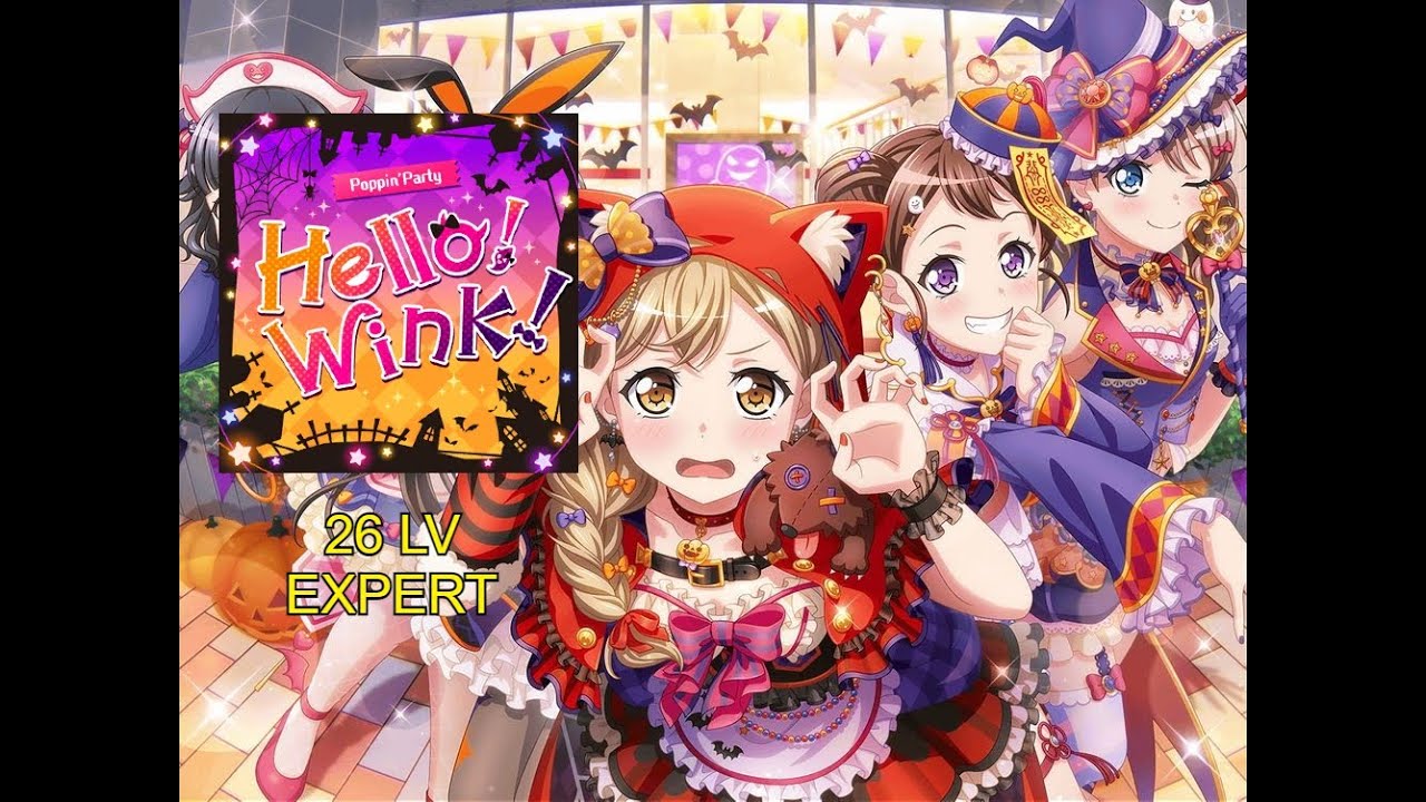 뱅드림! Poppin'Party - Hello! Wink! [FC] [가사] - YouTube