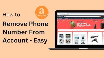 How To Delete /Remove Phone Number From Amazon Account - Quick Tutorial !