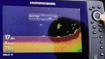 Humminbird HELIX 2D Sonar Upper Range | Shortcut X-press Key