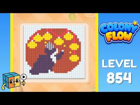 Colony Flow Level 854 Walkthrough Solution