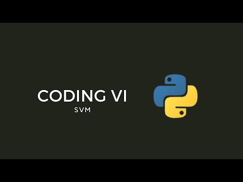 #100 - Support Vector Machines | Python VI