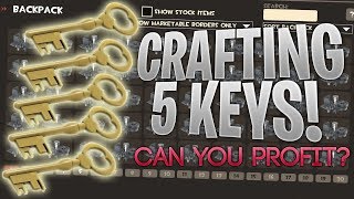 Tf2 Crafting 5 Keys Can You Make Profit?