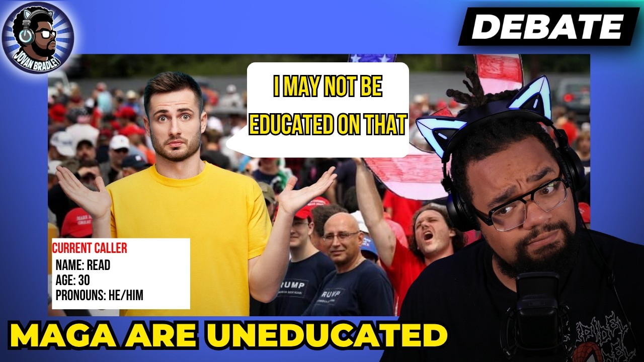 For OBVIOUS REASONS He struggles to defend MAGA || JOVAN DEBATES