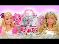 New Barbie Styling Head Dolls Toy Jewelry Necklace Accessories Cosmetics Boneka kepala Barbie Boneca