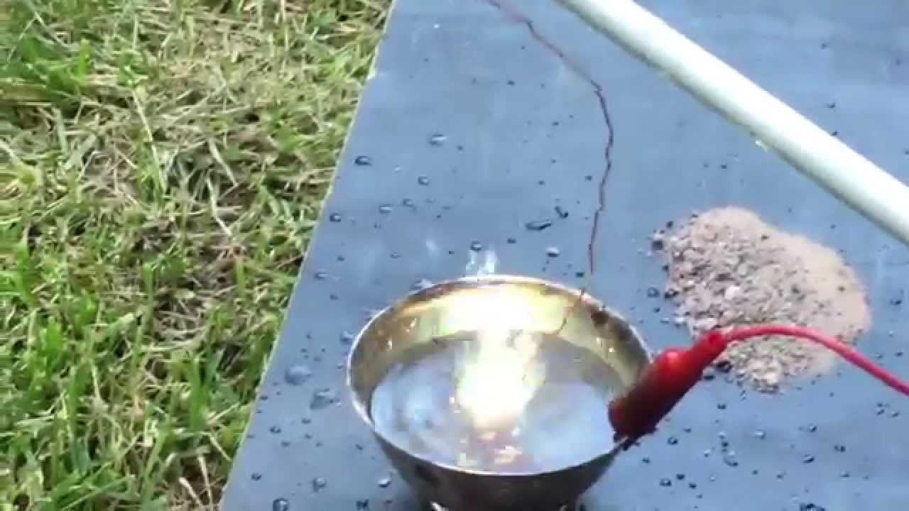 Melting Copper Wire with a MOT and Water!!! YouTube