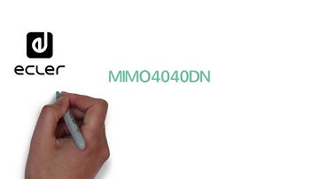 Ecler MIMO4040DN Matriz Digital Dante™: Más grande, más lejos, más listo, más seguro