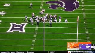 Matt Ammendola 48yrd field goal into the wind Oklahoma State vs Kansas State.
