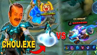 CHOU.EXE vs Johnson Damage Build in Ranked Game Mobile Legends