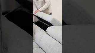 Space Saving Sleeper Sectional with Storage & Adjustable Headrests ✨