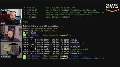 Using Python with AWS CDK for the first time