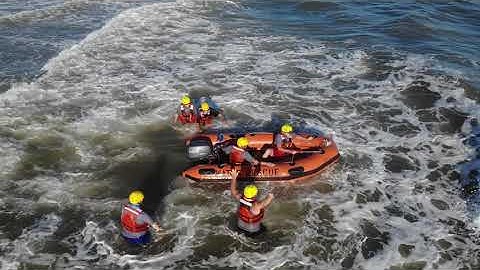 Water Rescue Surf Launch Practice - Just the "Hits"