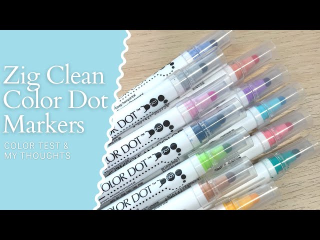 5 Ways I Use Zig Clean Color Dot Markers in my A5 Planner 