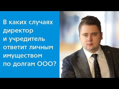 Ответственность учредителей и директора в ООО