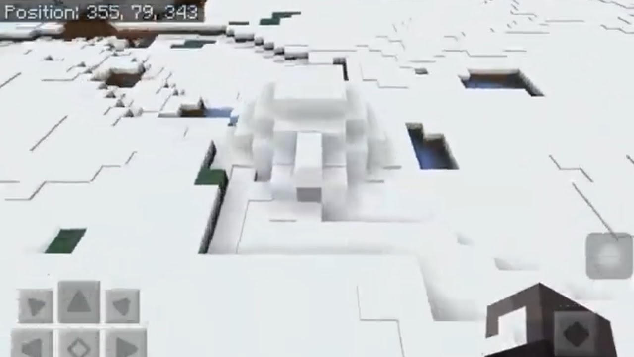 The best seed in minecraft PE 2020 1.14.60 part 4 ice spikes and igloo ...
