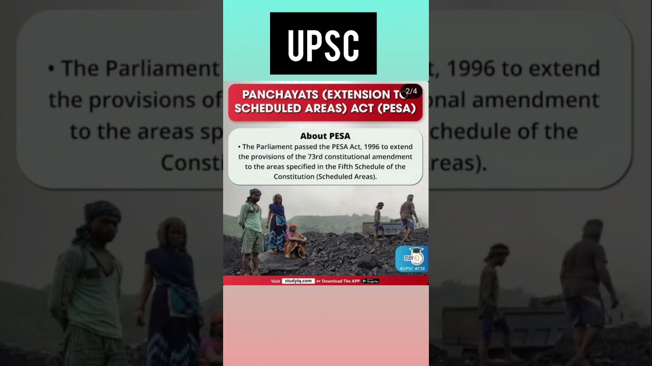 PESA act | important topic |  current affairs |