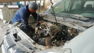 4JA1 ISUZU ENGINE REMOVAL@Missionvlogtv7429 2001 Isuzu Rodeo Engine Removal