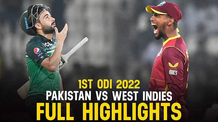 Full Highlights | Pakistan vs West Indies | 1st ODI, 2022 | PCB | MR1K