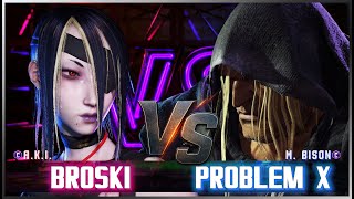 Sf 6 Broski A.k.i. Problem X M. Bison Master Level Gameplay