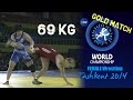 Gold Match - Female Wrestling 69 kg - A. FOCKEN (GER) vs S. DOSHO (JPN) - Tashkent 2014