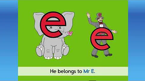 Letterland Phonic Compilation: Alphabet Letter E (long and short vowels) Stories, Songs, & Writings.