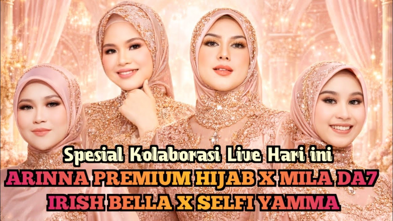 LIVE ARINNA PREMIUM HIJAB X MILA DA7 X SELFI YAMMA X IRISH BELLA SPESIAL FASHION SHOW HARI INI
