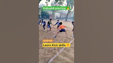 learn Kick Skills in Kabaddi 🔥💯 #kabaddi #kick #learnkickskills #learn #skills #prokabaddi #shorts