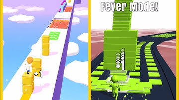 Cube Surfer Vs Stack Colors : All Levels Gameplay - New Update Android, iOS #1