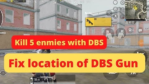 location of DBS shot gun in pubg|Kill 5 enemies with DBS in pubg|#tumnrgaming #dbs #location