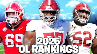 Ranking The Top Offensive Linemen In The 2025 NFL Draft