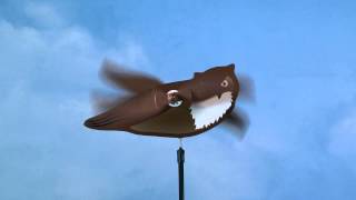 Whirligig Owl Garden Spinner-Wind & Weather