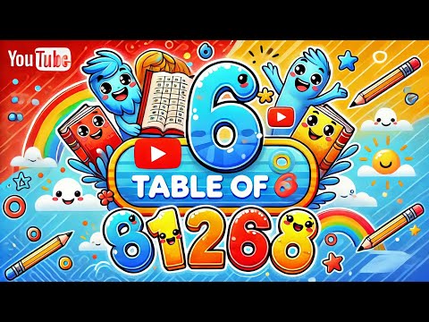 6-x1=6 Multiplication, Table