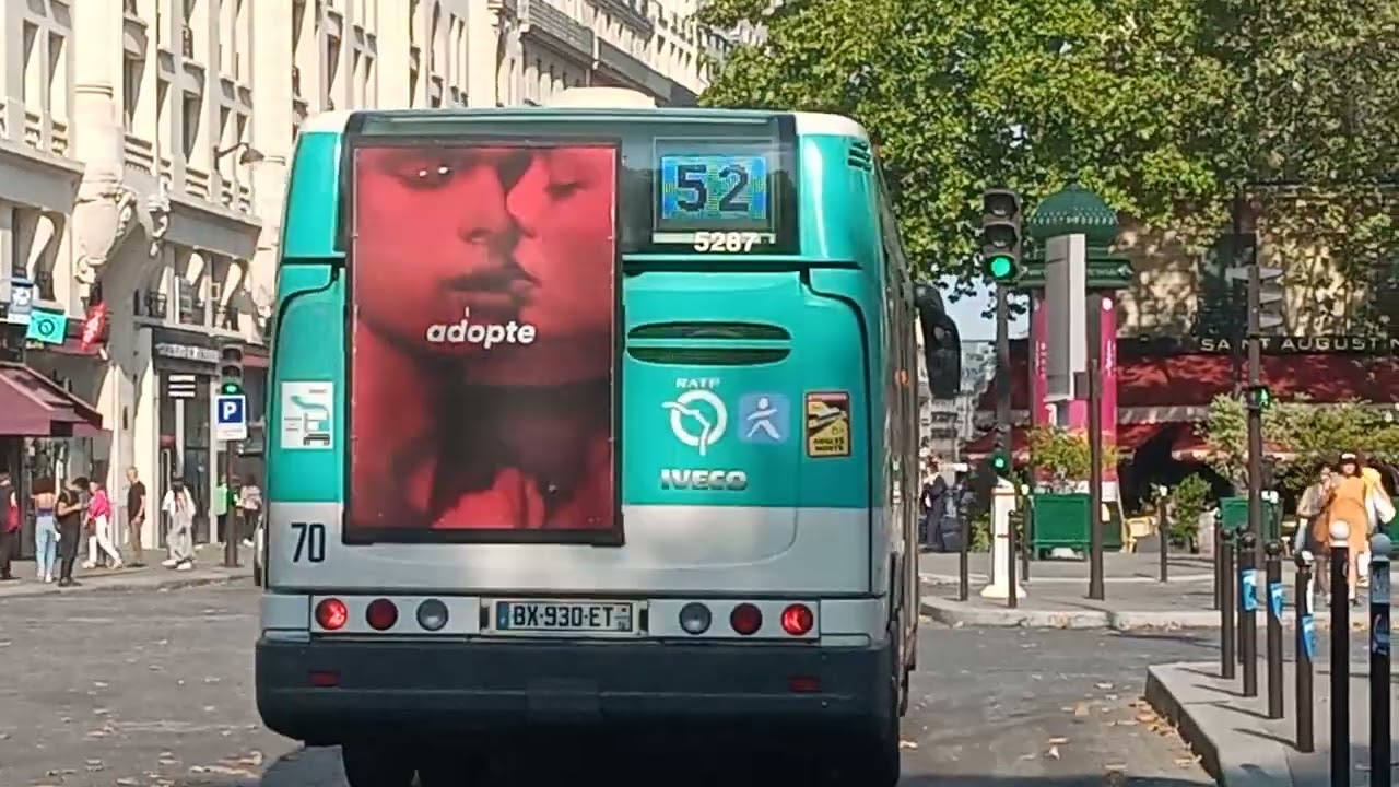 Spot des bus ( RATP ) à Saint-Augustin