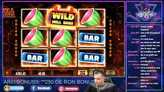 🎰🔥SURPRIZA LA HELL BARS PE UN SINGUR SPIN🔥🎰Pacanele si Distractie LIVE!!💥💥
