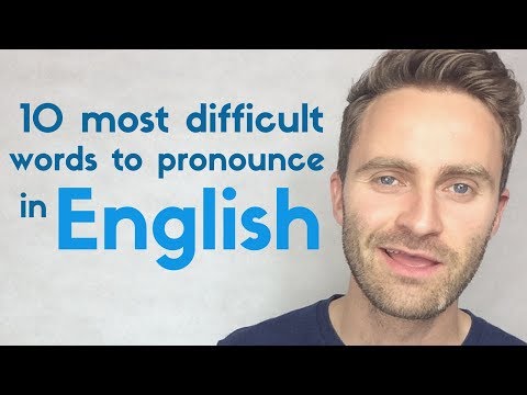 10 Most Difficult Words to Pronounce in English | British English Lesson