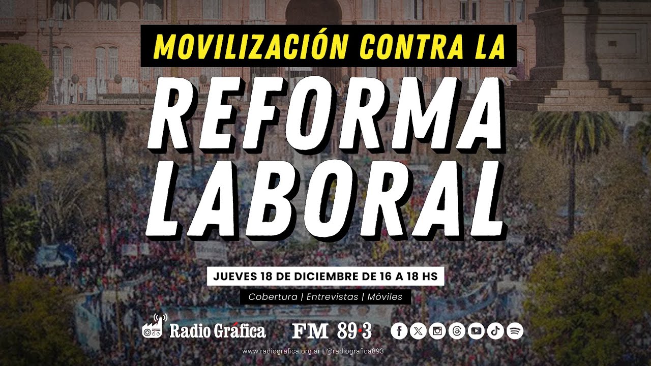 EN VIVO: Movilización a Plaza de Mayo CONTRA LA REFORMA LABORAL ...