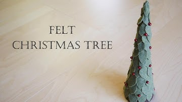 Christmas Decoration - How to Make Felt Christmas Tree