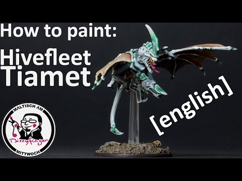 [english] How to paint Tyranid Hivefleet Tiamet / Warhammer 40.000 ...