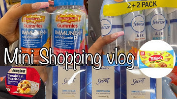 Mini Shopping Vlog (PVAMU spring semester)