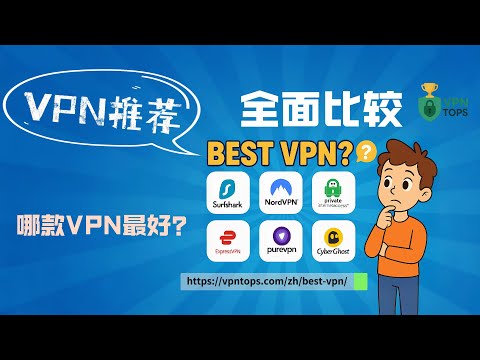 ???? 哪个 VPN 最好？2025 年 6 款 VPN推荐对比｜上外网工具、游戏加速，一网打尽的全面解析