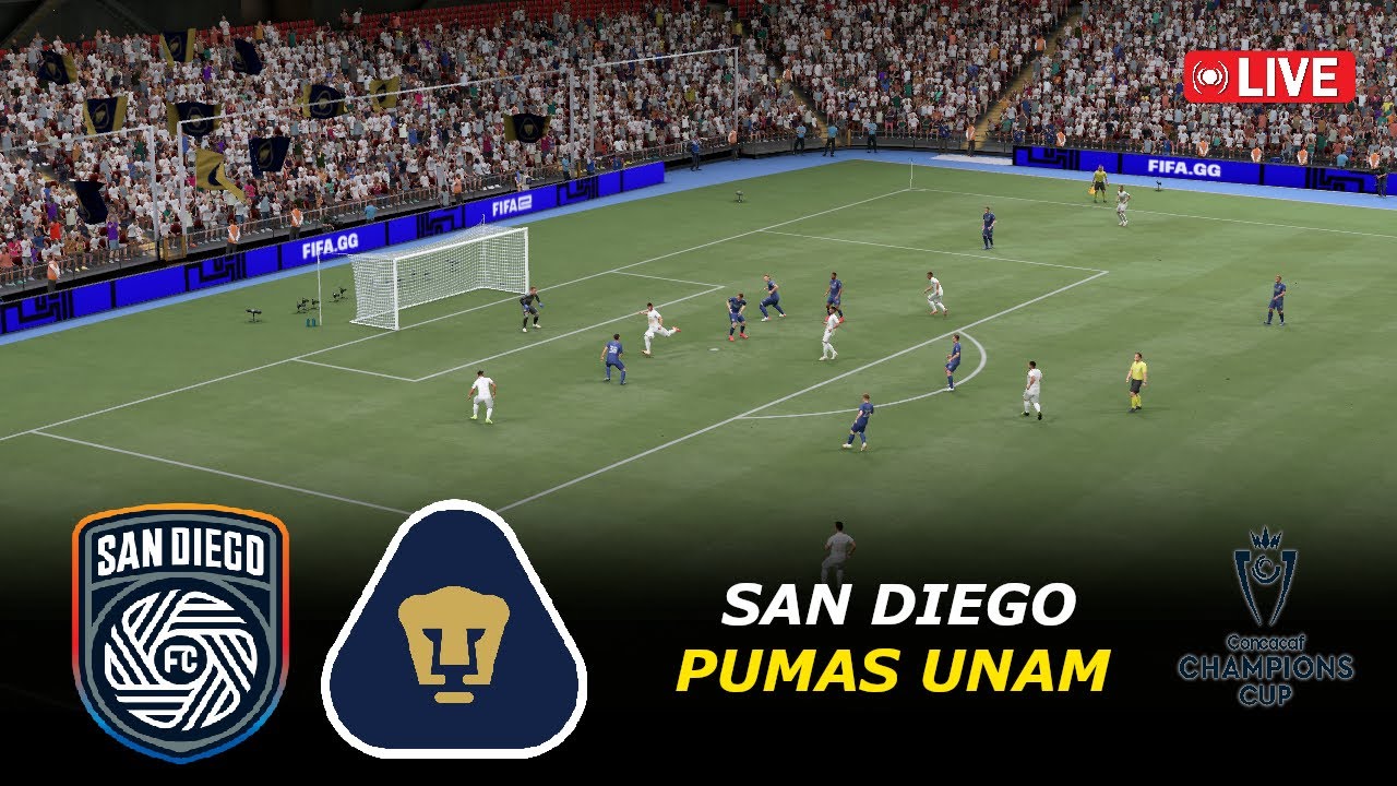 🔴San Diego vs Pumas UNAM | Concacaf Champions Cup 2026 | eFootball Pes21 Simulation