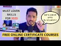 Ye SKILLS Se Milega 12 Lakh ka Job | Free Online Certificate Courses | Students #job #india #startup