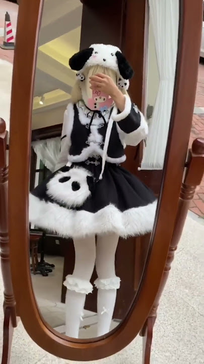 Little Fox & Panda- Sweet Casual Qi Lolita Skirt, Blouse and Accessories