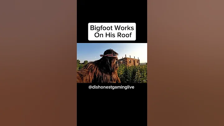 Bigfoot Cabin Update 1 #funny #tiktok #bigfoot #yeti #humor #ai #vlog #veo3 #meme #memes #shorts