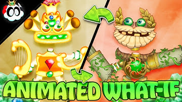 If the Fanmade and Real GOLD ISLAND Epic Wubboxes Switched... (ANIMATED)