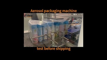 Aerosol heat-shrink film packaging machine #packagingmachine #factory #packingmachine #manufacturer