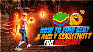 BEST X AND Y SENSITIVITY FREE FIRE BLUESTACKS 5 | BEST X AND Y  SETTINGS PC FREE FIRE