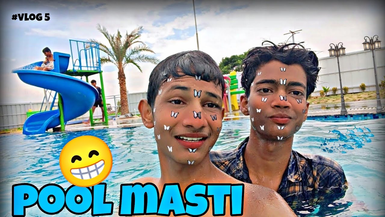 Sweaming pool masti vlog 🥰