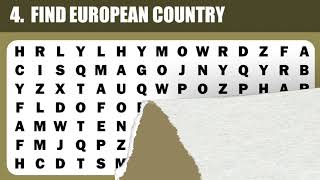FIND HIDDEN WORDS 🇫🇷🌍🇪🇺 I PUZZLE NO 12 I WORD SEARCH I 14 th AUG screenshot 2