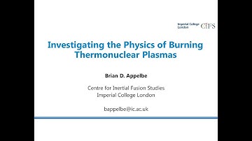 HEDS | Investigating the Physics of Burning Thermonuclear Plasmas