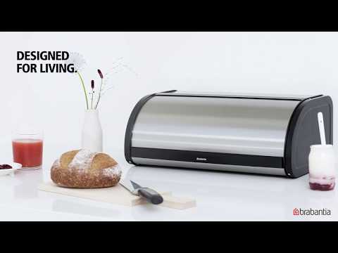 Хлебница Brabantia со сдвигающейся крышкой
